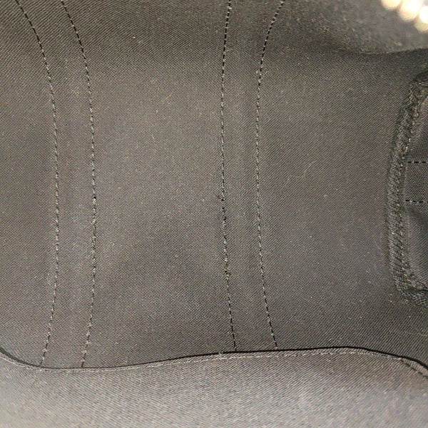 KEEPALL 25 Monogram Coated Canvas Black