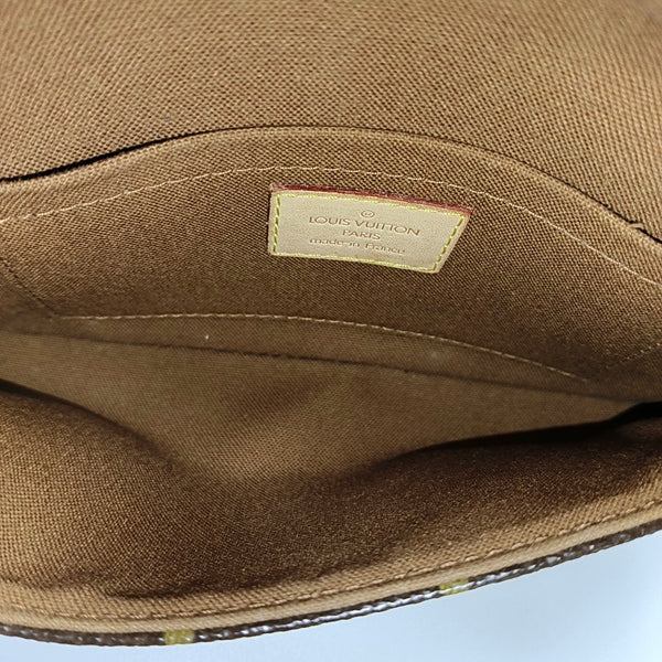 MARELLE Monogram Coated Canvas Brown