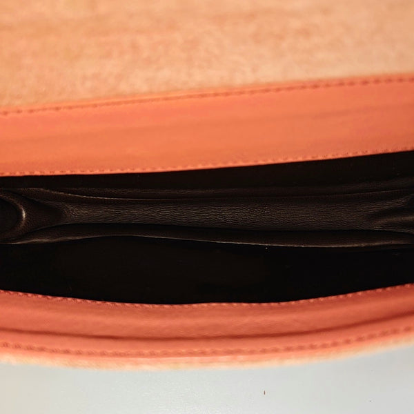 Leather Shoulder Bag Pink