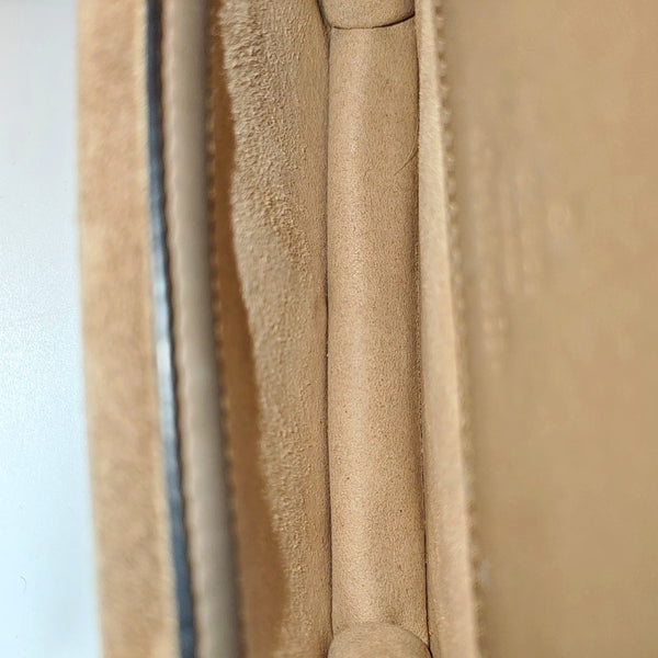 Dionysus Super Mini Monogram Coated Canvas Beige