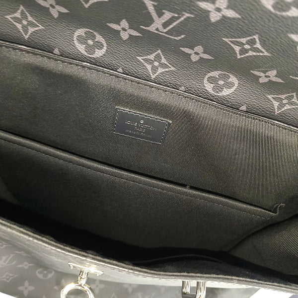 STEAMER Monogram Coated Canvas Black