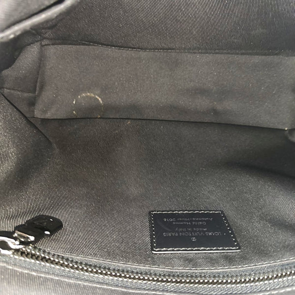 VOYAGER PM Monogram Coated Canvas Black