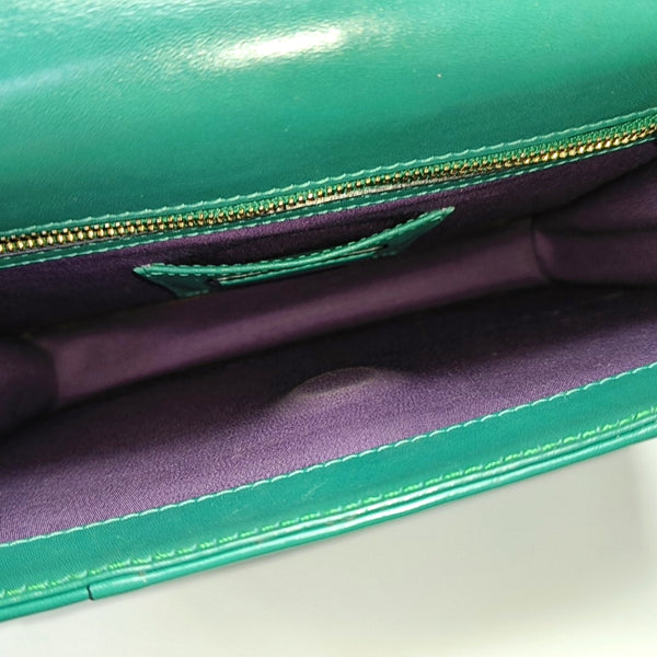 SERPENTI FOREVER Medium Calfskin Green