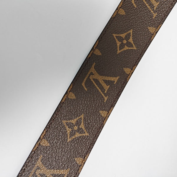 Coated Canvas Belt Brown