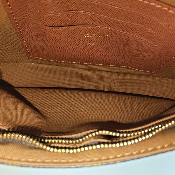 IVY Monogram Coated Canvas Brown