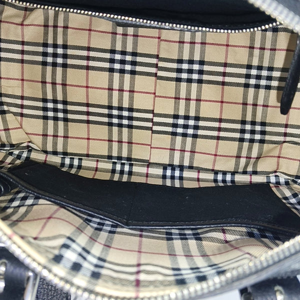 Calfskin Top Handle Bag Black