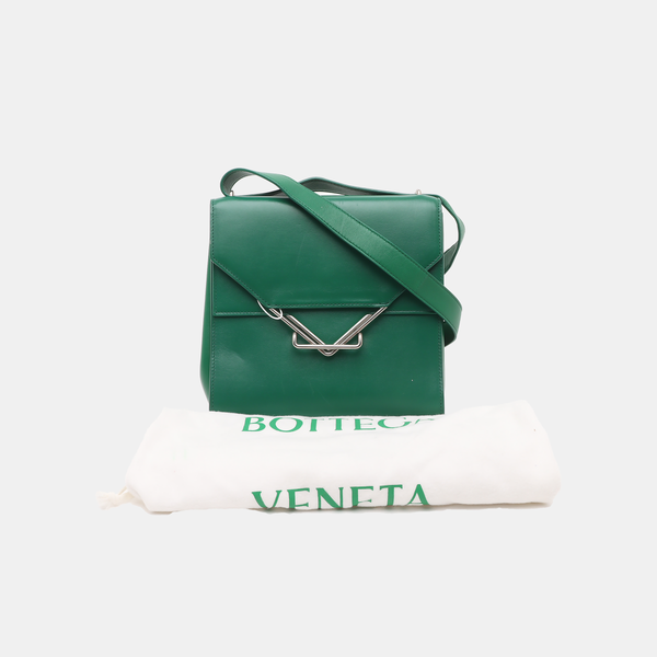 The Clip Calfskin Green