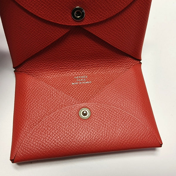 Calvi Epsom Pink Card Holder