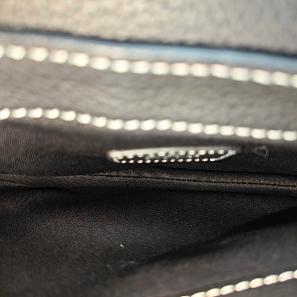 Saddle Medium Calfskin Black
