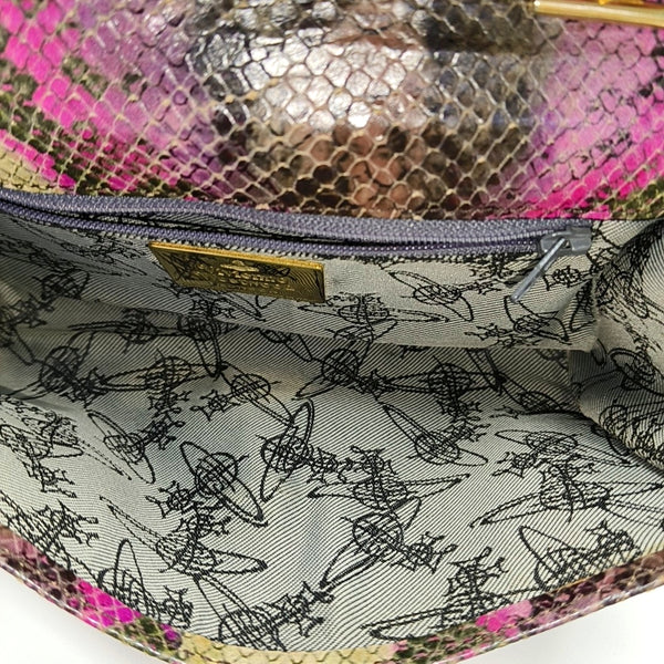 Leather Crossbody Bag Multicolor