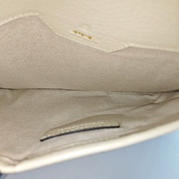Ophidia Small Monogram Coated Canvas Beige