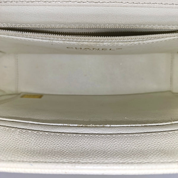 Grained Calfskin White