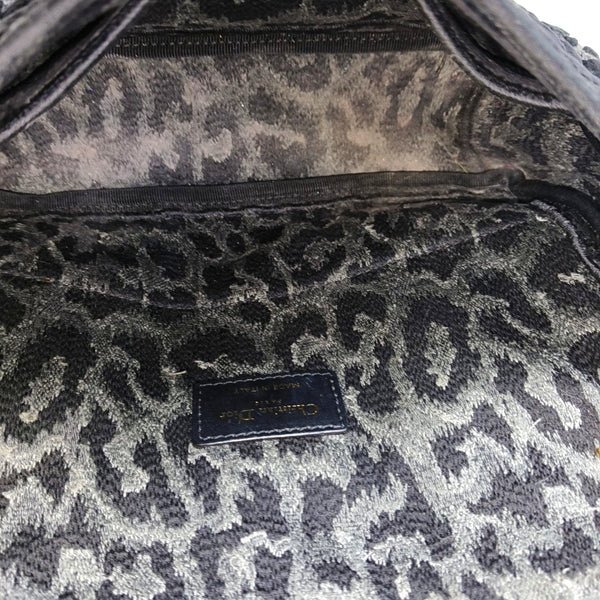 Dior Caro Medium Fabric Black
