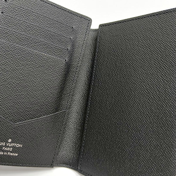 Monogram Coated Canvas Card Holder Gray