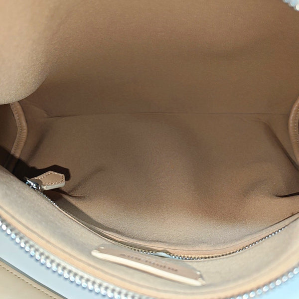 Canvas Top Handle Bag Small Beige
