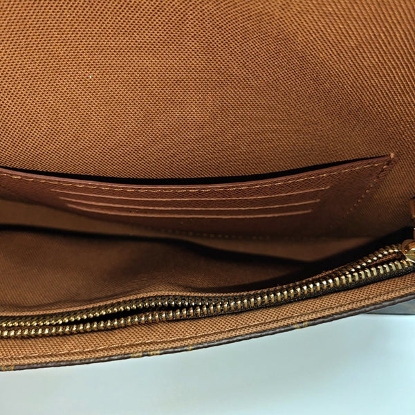 IVY Monogram Coated Canvas Brown