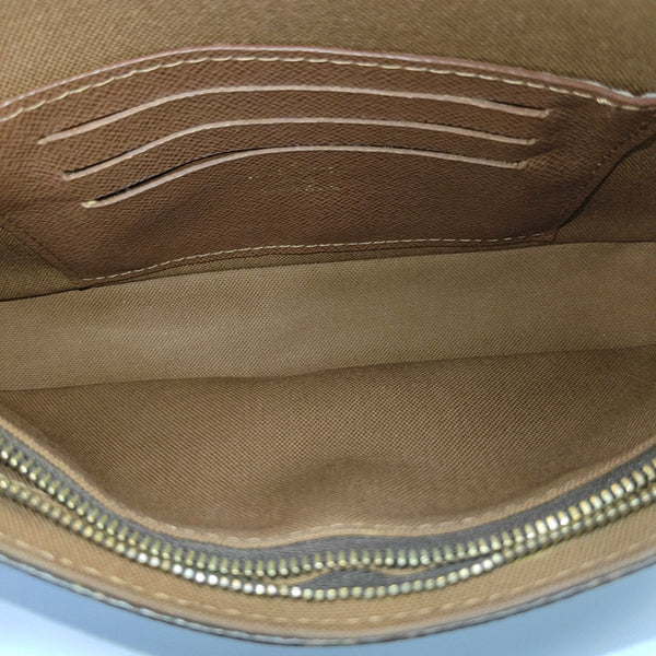 IVY Monogram Coated Canvas Brown