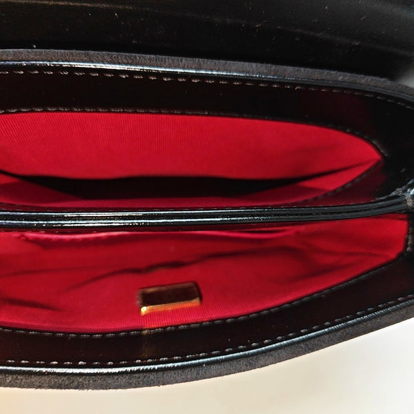 Quilted Calfskin Shoulder Bag Black