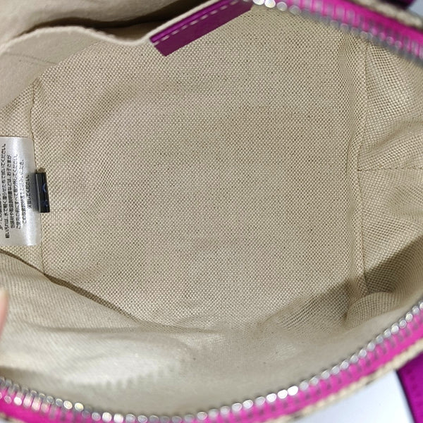 Monogram Coated Canvas Top Handle Bag Beige