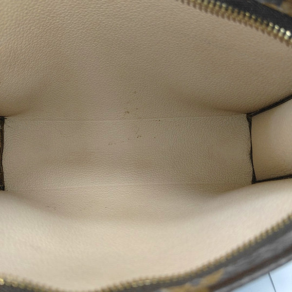 TOILET POCKET 19 Monogram Coated Canvas Brown
