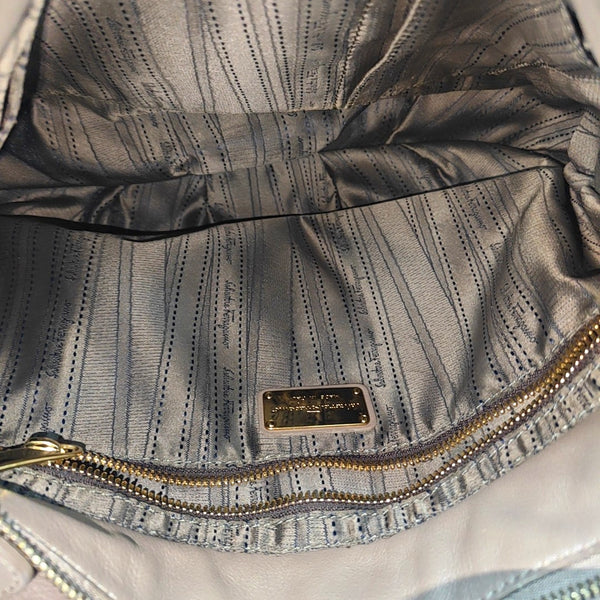 Calfskin Shoulder Bag Gray