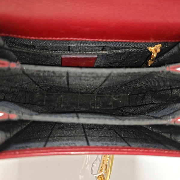 Calfskin Shoulder Bag Red
