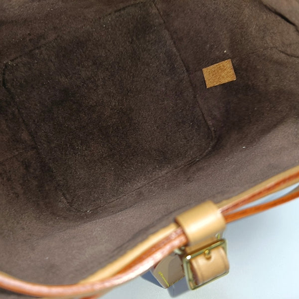 NOÉ Mini Monogram Coated Canvas Brown
