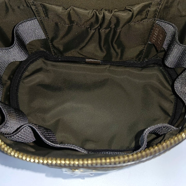 Ophidia Mini Monogram Coated Canvas Beige