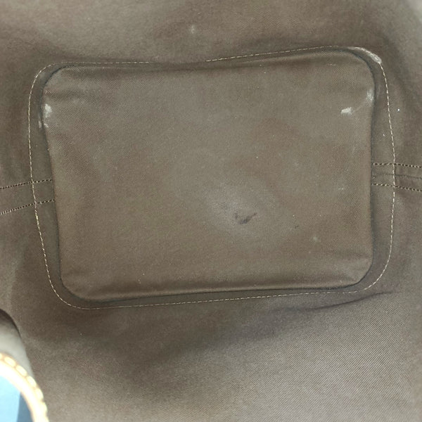 NOÉ MM Monogram Coated Canvas Brown