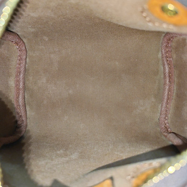 SPEEDY Nano Monogram Coated Canvas Brown