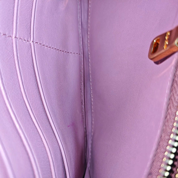 Quilted Lambskin Shoulder Bag Pink