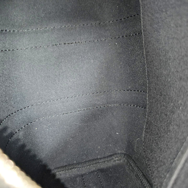 KEEPALL 25 Monogram Coated Canvas Black