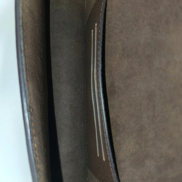 Lily Monogram Coated Canvas Brown