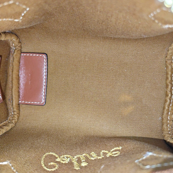 TRIOMPHE CANVAS Mini Coated Canvas Brown
