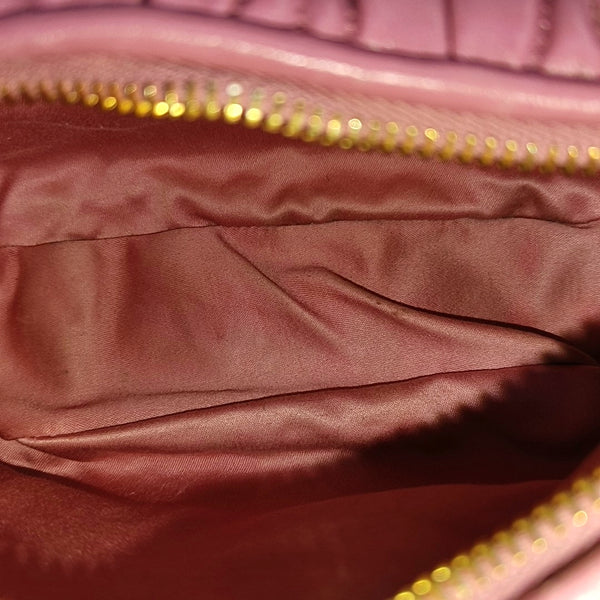 Wander Matelassé Small Quilted Lambskin Pink