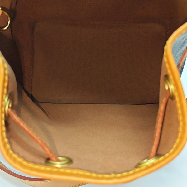 NOÉ BB Monogram Coated Canvas Brown
