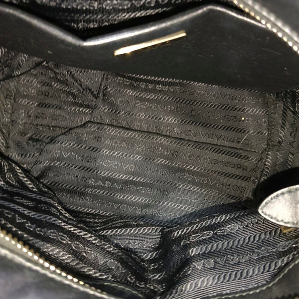 System Quilted Nylon Black