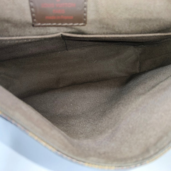 BROOKLYN Damier Ebene Coated Canvas Brown