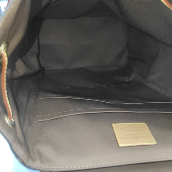 TRIO Monogram Coated Canvas Brown
