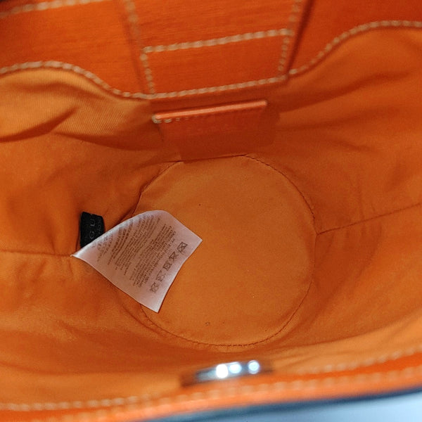 Monogram Coated Canvas Bucket Bag Beige