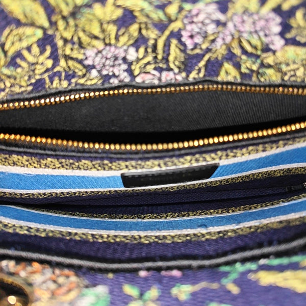 Authenticated pre-owned Lady D-Lite Medium Canvas Blue - Tote Bag at Looply