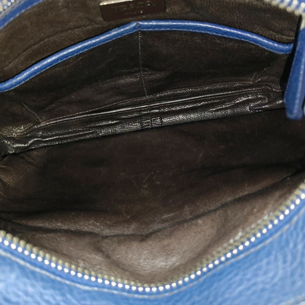 Vela Messenger Bag Calfskin Blue