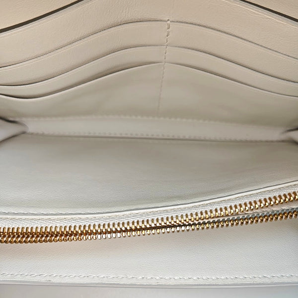 Calfskin Wallet White