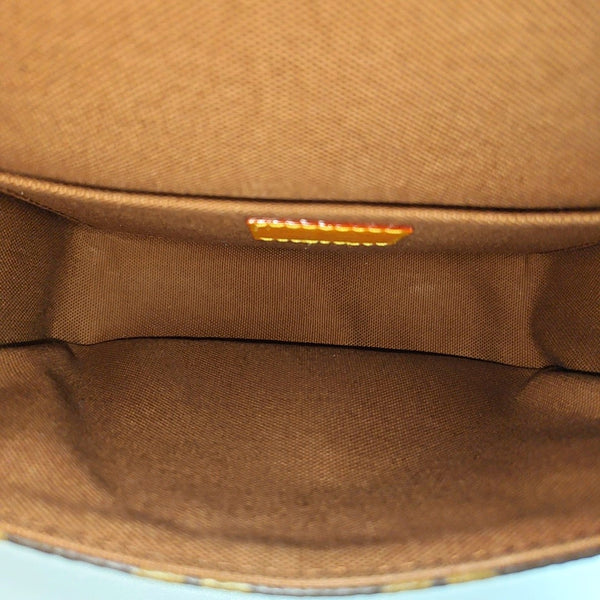 SATCHEL Mini Monogram Coated Canvas Brown
