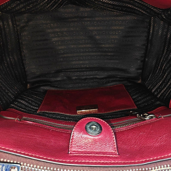 Calfskin Tote Bag Red