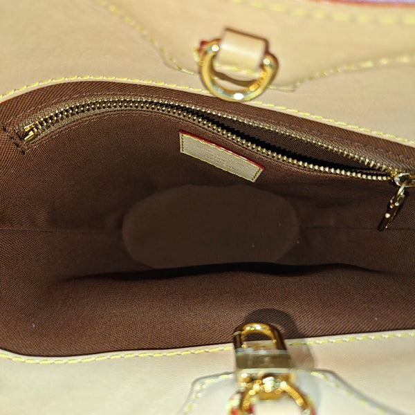 RIVAGE BB Monogram Coated Canvas Brown