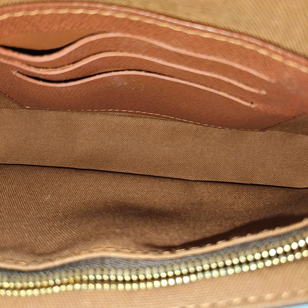 IVY Monogram Coated Canvas Brown