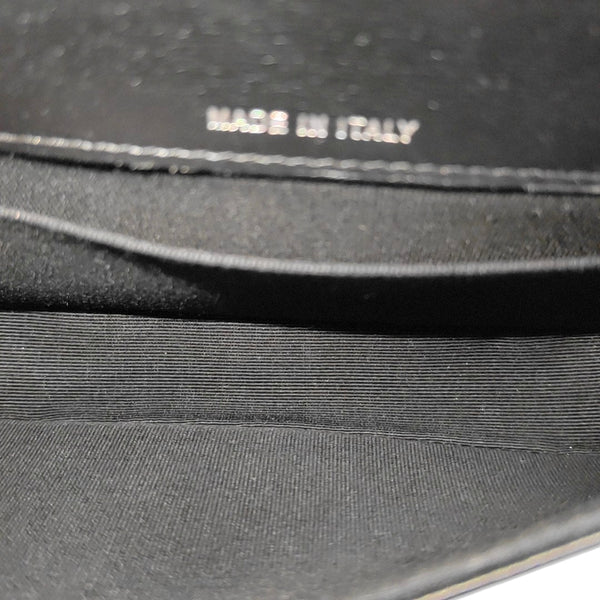 Quilted Grained Calfskin Black