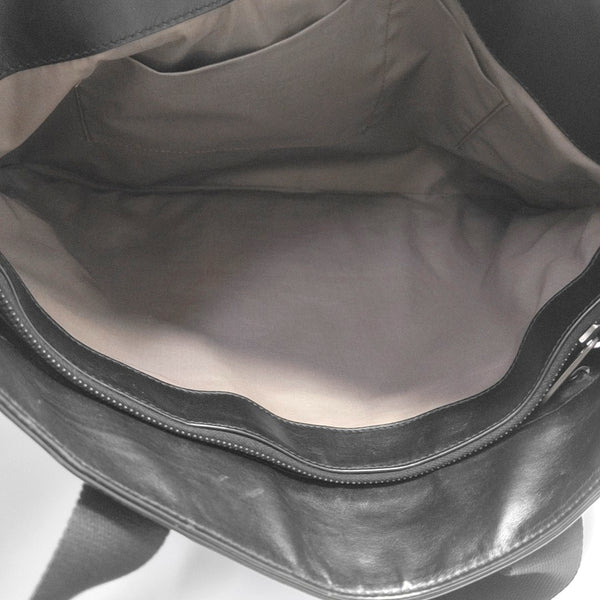 Calfskin Top Handle Bag Black