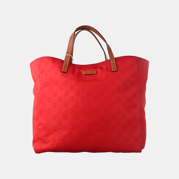 GG Imprime Monogram Nylon Red